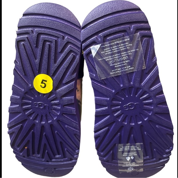 Woman’s UGG Classic Pink and Purple Clear Mini Marble Boots - Picture 4 of 4